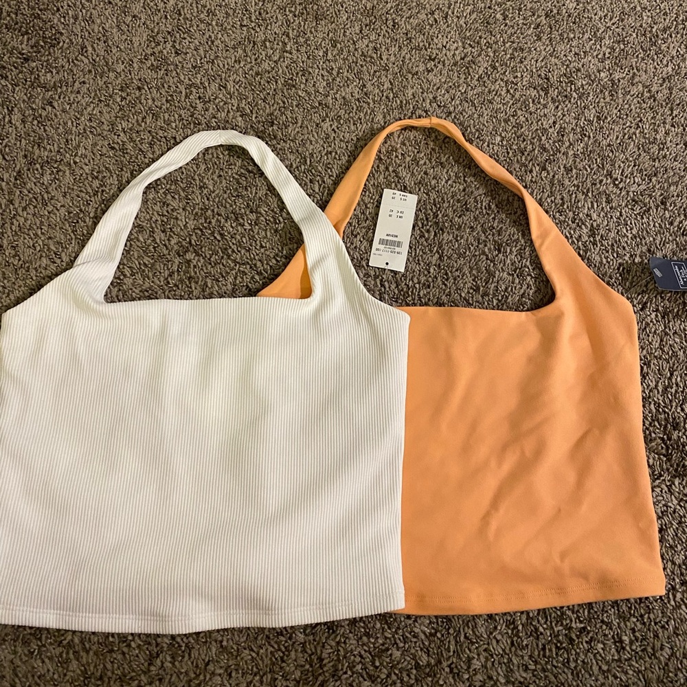 Abercrombie & Fitch Soft Collection Squareneck Halter Top - Picture 3 of 3
